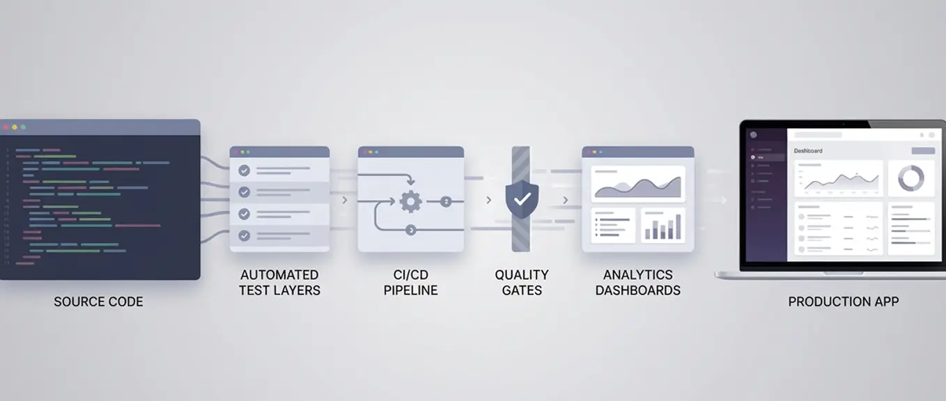 Automation Testing hero section banner