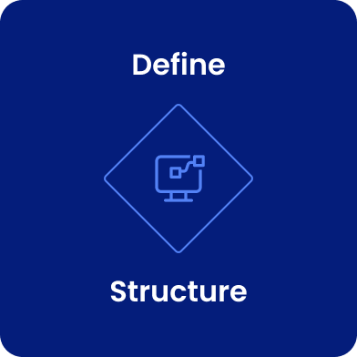 Define & Structure illustration for mobile