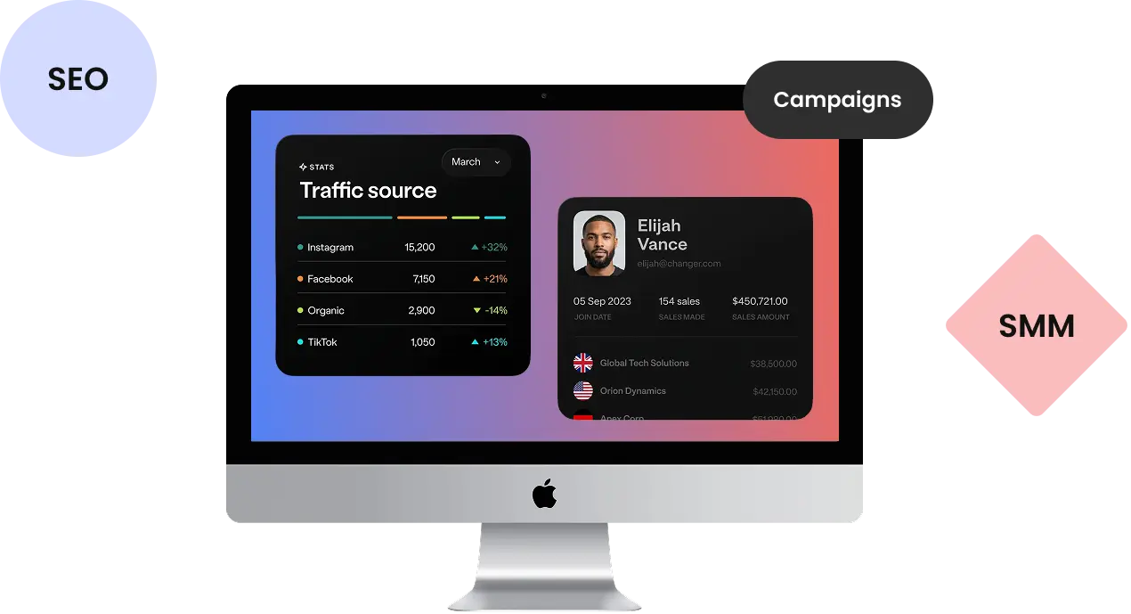 Digital-marketing stats Hero image