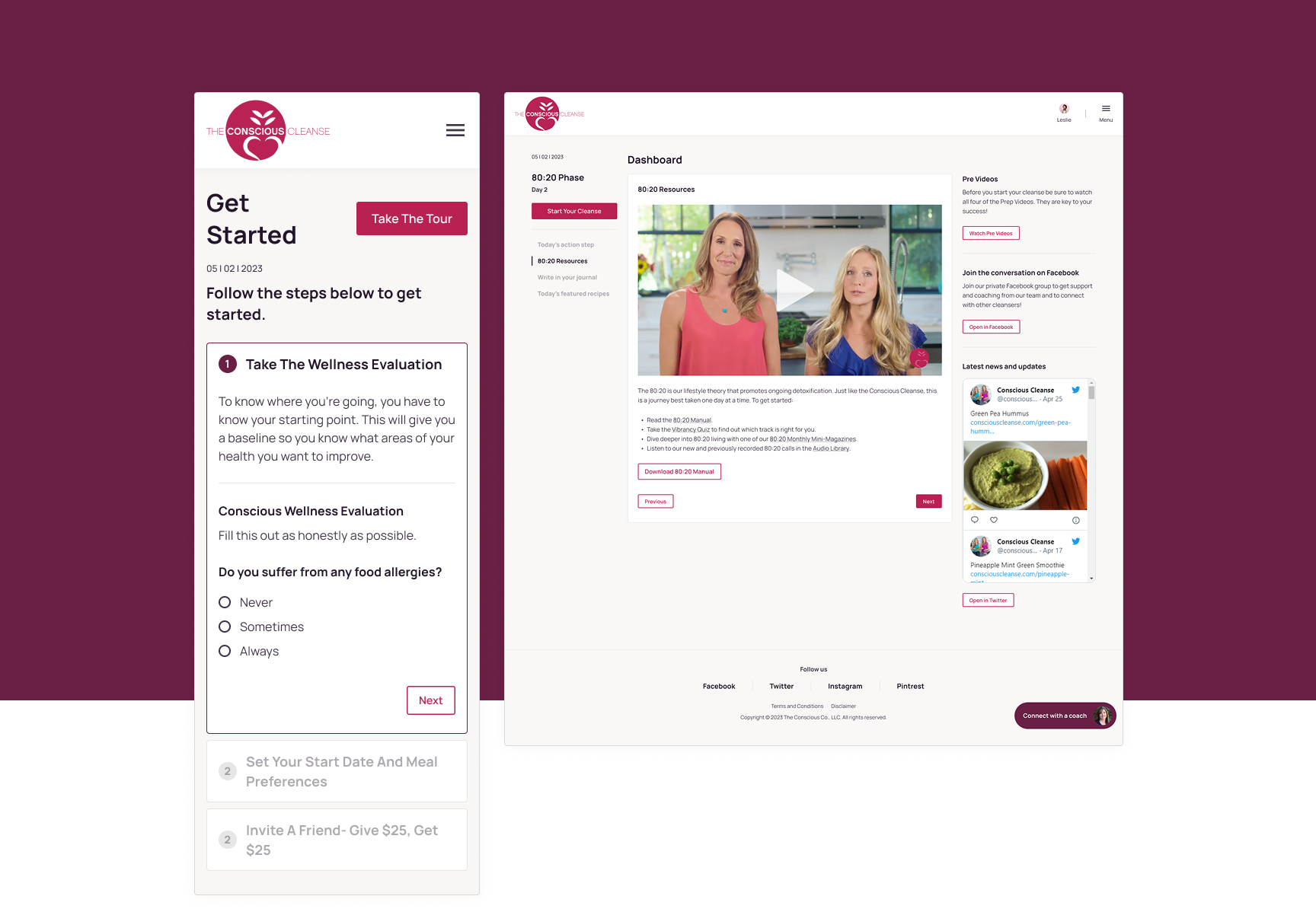 High-fidelity designs of conscious cleanse