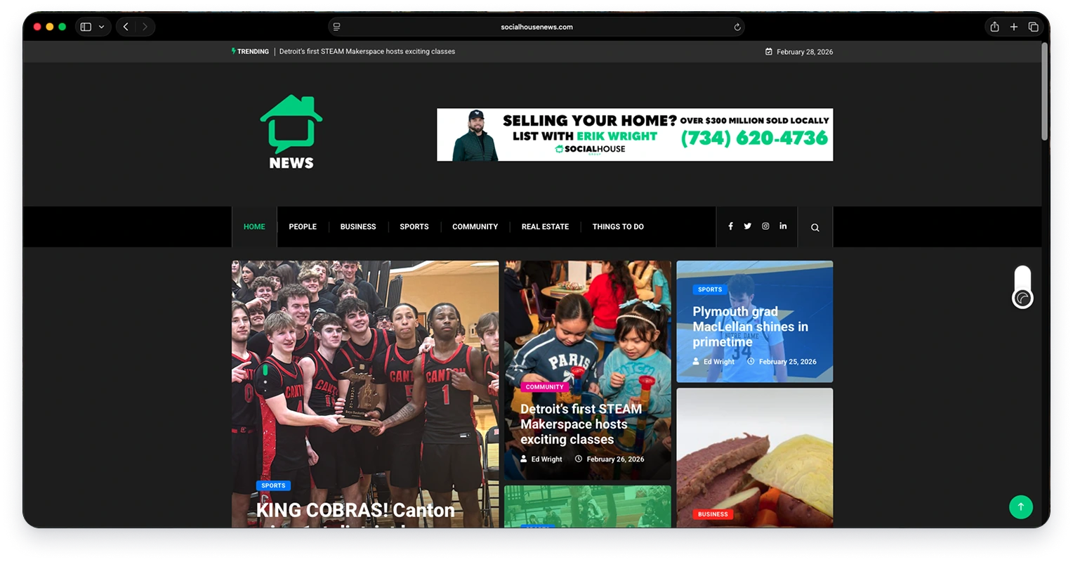 A Homepage That Thinks Like a Reader