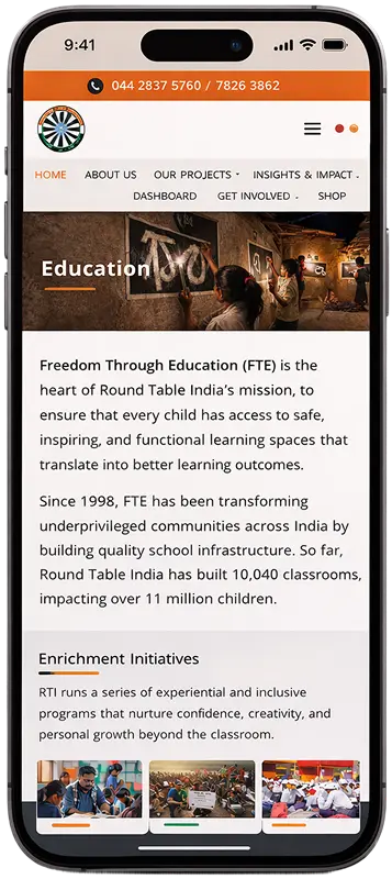 Development & CMS Implementation Mobile