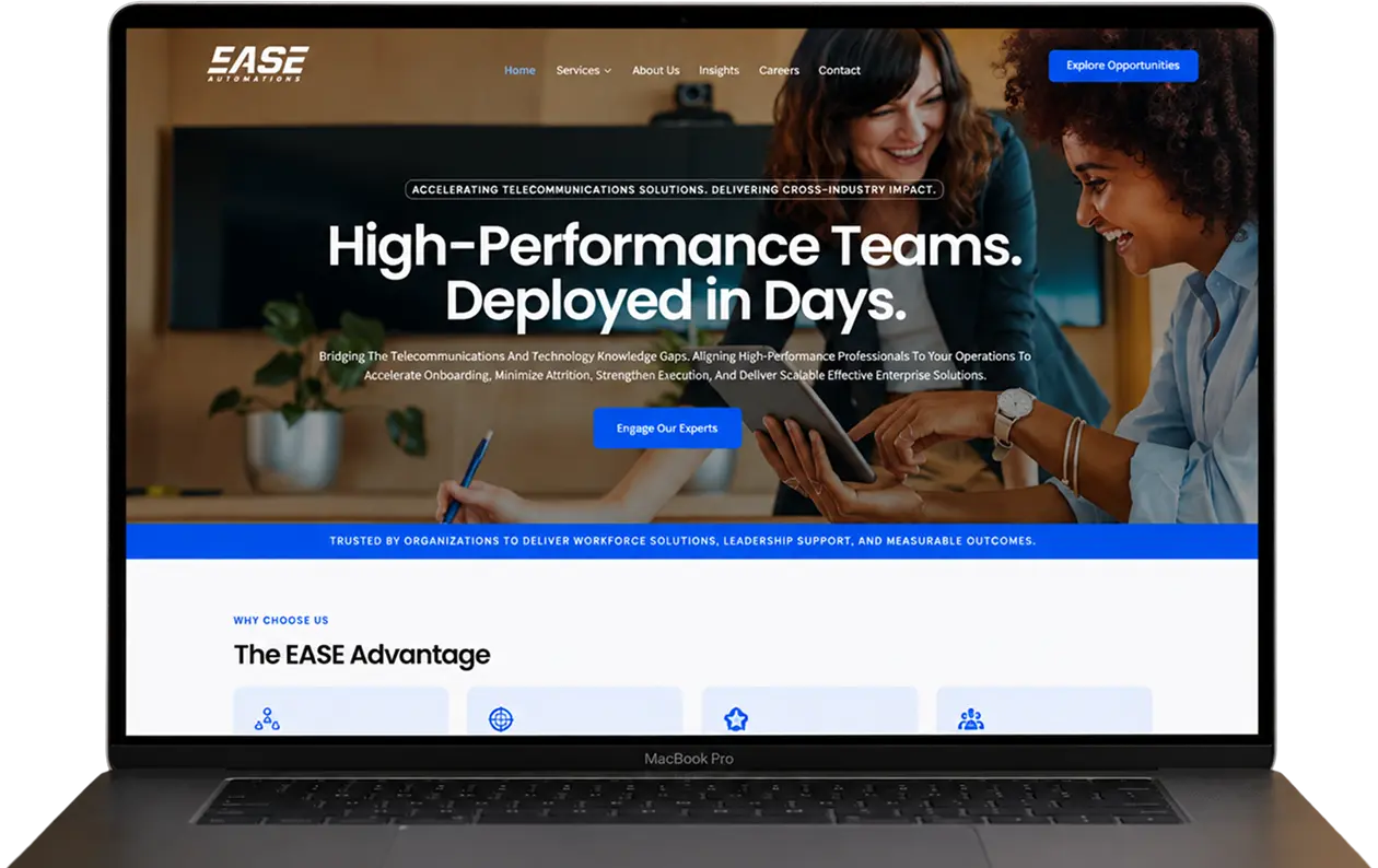 A stronger digital presence, built for growth Laptop