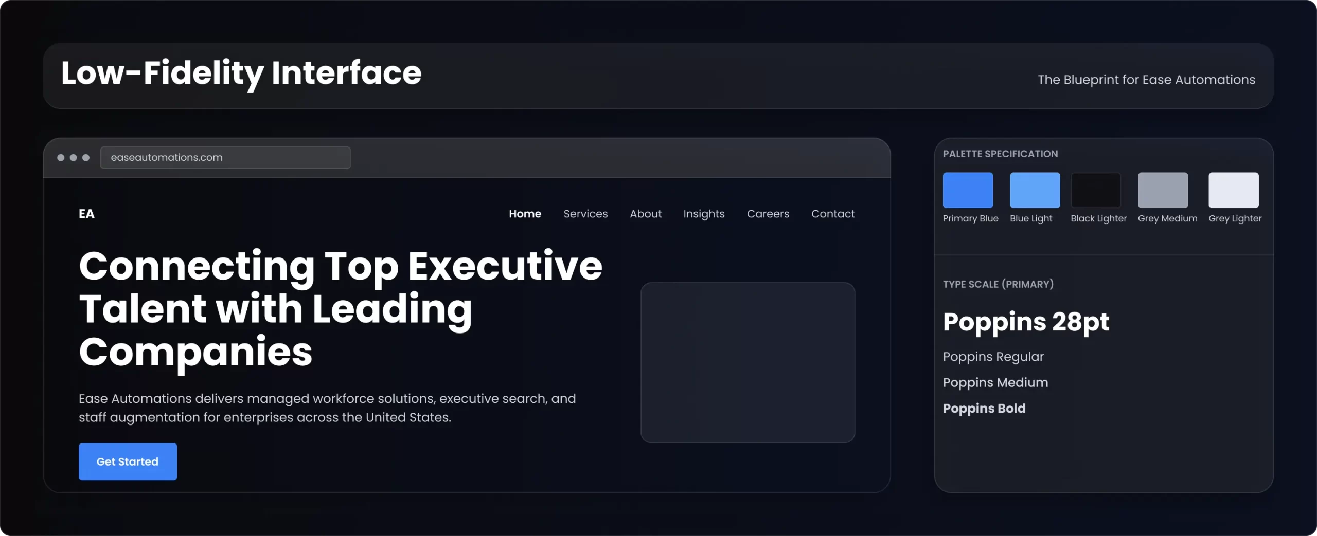 Low-Fidelity Interface